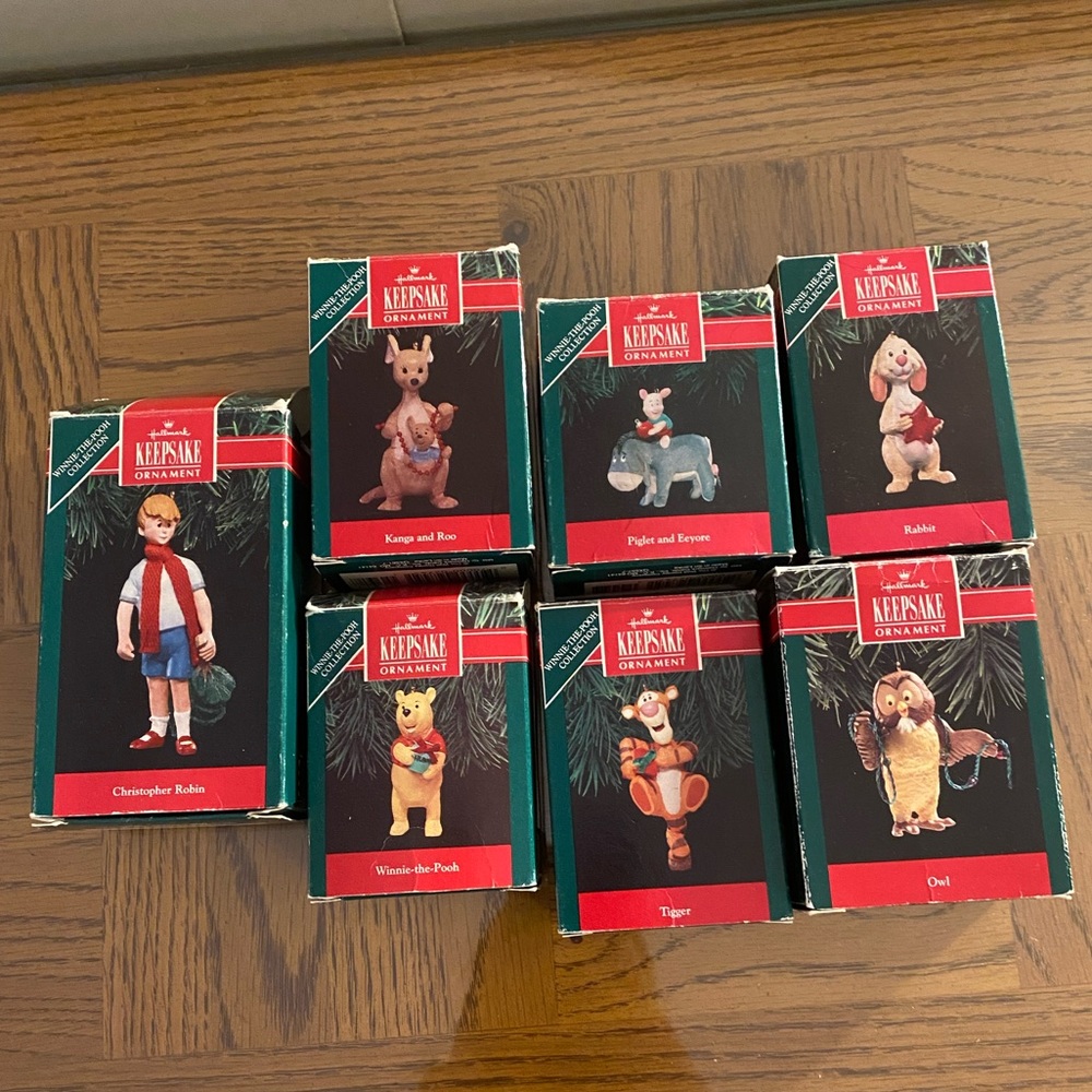 Winnie the Pooh Disney Hallmark Keepsake Ornaments